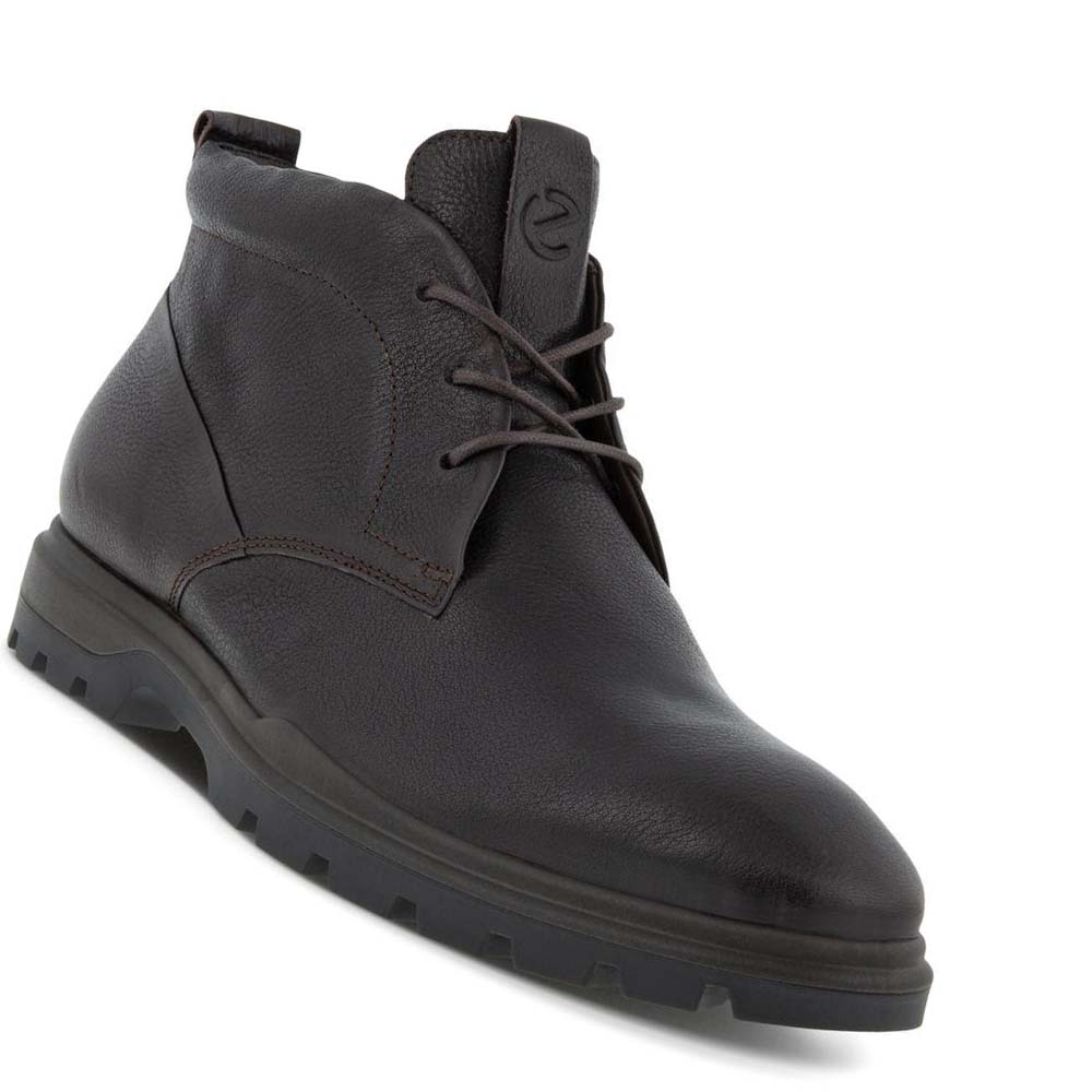 Men's Ecco Citytray Avant Boots Black | USA 434XYU